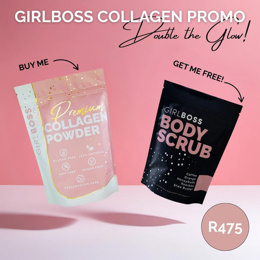 GIRLBOSS PREMIUM COLLAGEN & FREE BODY SCRUB