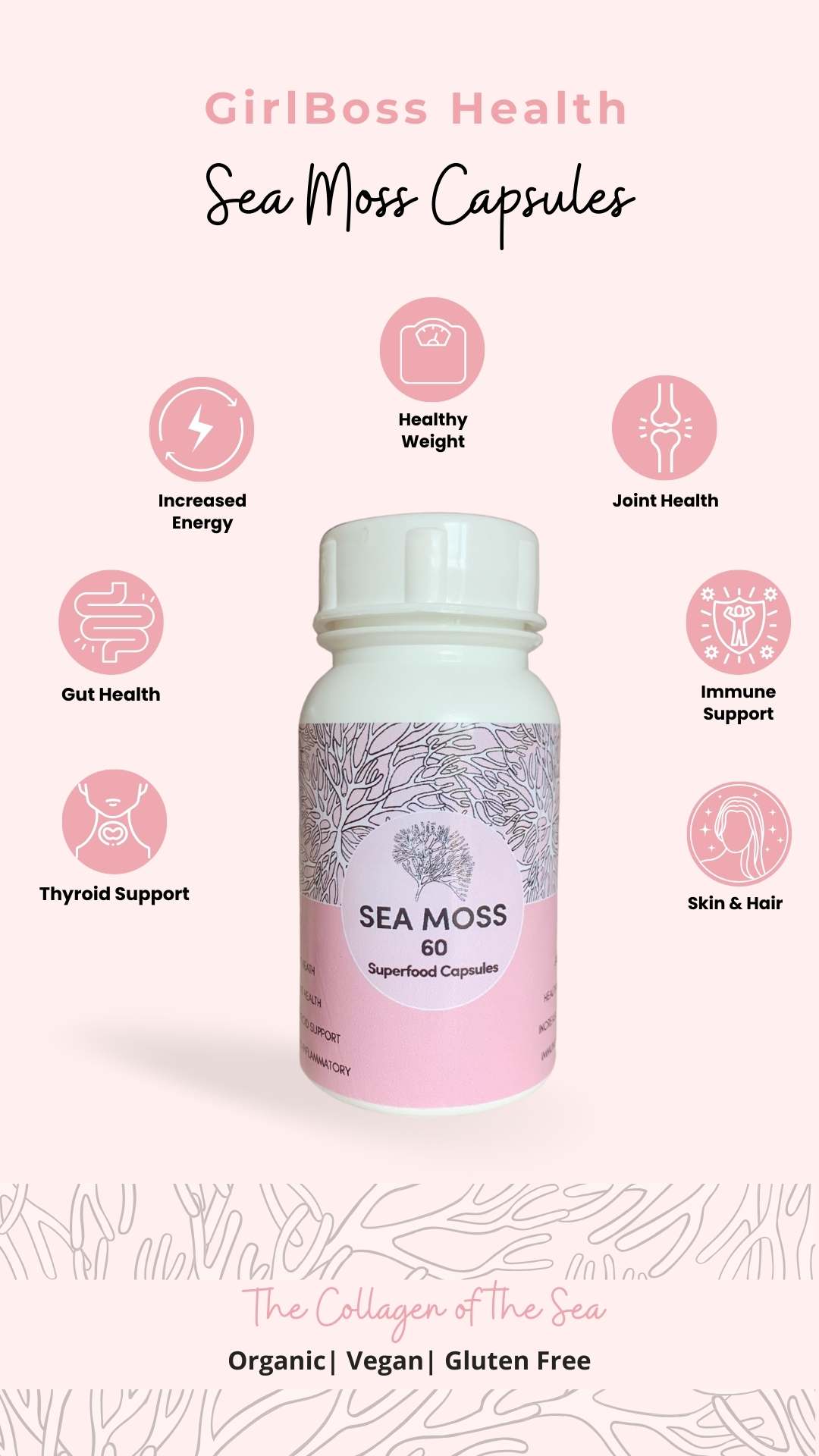 Sea Moss Superfood Capsules x 2