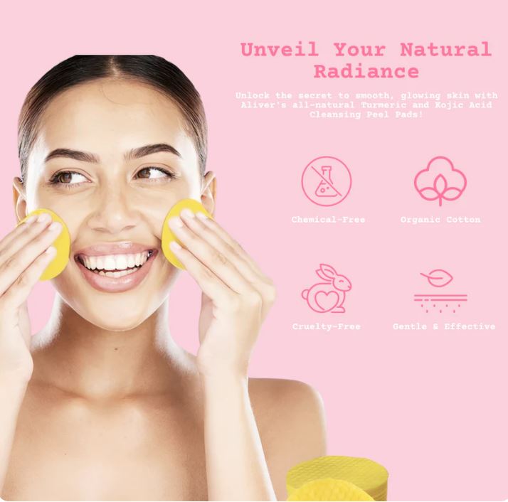 Turmeric & Kojic Acid Pads - 40 PADS
