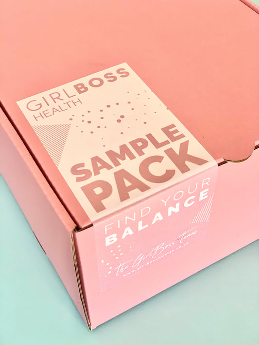 SAMPLE BOX: 6 x GIRLBOSS HEATLH PRODUCTS